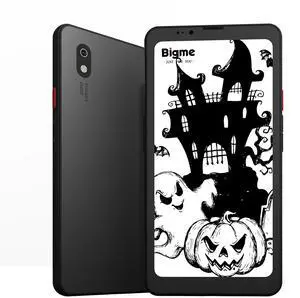 Bigme HiBreak Pro 6.13" Epaper Cell Phone with Android 14 OS - 8GB RAM, 256GB Storage, 5G Dual SIM, GPS, and Dual Cameras for Enhanced Productivity and Connectivity Black