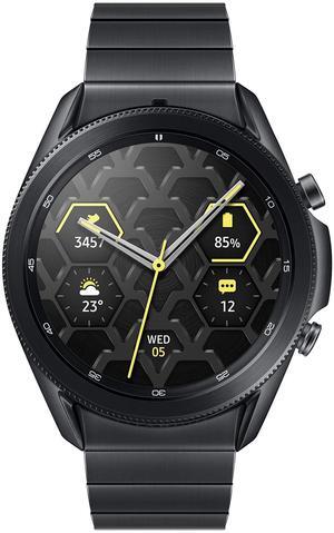 Samsung Galaxy Watch 3 Titanium Smartwatch 45mm Bluetooth Mystic Black - SM-R840NTKAXAR - Excellent Condition (A Grade)