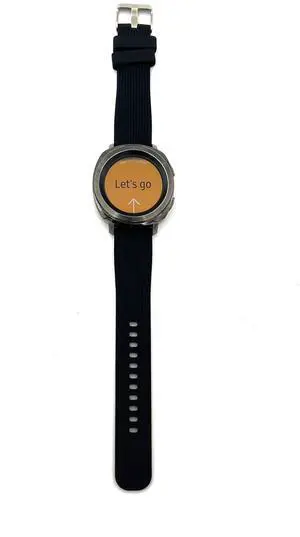 Samsung - Gear Sport Smartwatch 43mm - Black - SM-R600NZKAXAR - Good Condition