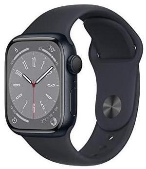 Apple Watch Series 8 (GPS) 41mm Aluminum - Midnight Sport Band - S/M - MNU73LL/A - Good Condition