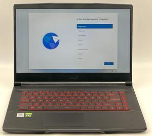MSI - GF66 Thin 10UE-213US - Intel Core i5-10500H - 16GB RAM - RTX 3060 - 512GB SSD - Black - GF65213 - Good Condition