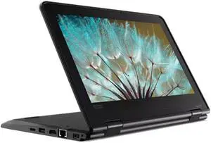 Lenovo ThinkPad Yoga 11e 5th Gen - WXGA Touchscreen Laptop - Celeron N4120 - 8GB RAM - 128GB SSD - Black - 20LMS09N00 - Excellent Condition (A Grade)