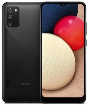 Cricket Samsung Galaxy A02s - 32GB - Black - SM-A025AZKYAIO- Very Good Condition (B Grade)