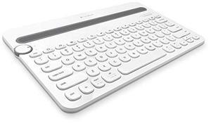 Logitech Bluetooth Multi-Device Keyboard K480 - White - for Windows and Mac Computers, Android and iOS Tablets and Smartphones