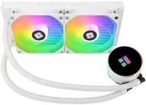 Thermalright Frozen Magic 240 White ARGB V2 CPU Aio Cooler, Double High-Performance PWM Fans with 1600RPM, for Intel LGA1150/1151//1200/2011/ 1700&AMD:AM4/AM5, PC Cooler Aio, 240 Liquid Cooling Row