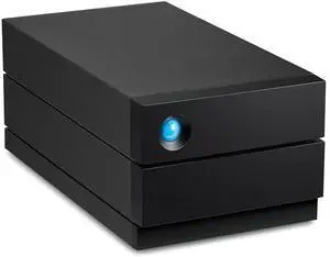 LaCie 2big RAID 28TB External Hard Drive Desktop HDD - USB-C, 7200 RPM Enterprise Class Drives, for Mac and PC Desktop, Rescue Services (STHJ28000800)