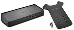 Kensington Universal USB3.0 Mountable Dual Display Docking Station for Windows, Mac, and Surface (Dual Video HDMI & DVI / VGA, 6 USB Ports, Gigabit Ethernet, Audio)
