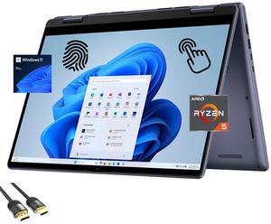Dell Inspiron 14 2-in-1 Laptop, 14" FHD TouchScreen Display, AMD Ryzen 5-8640HS(Up to 4.9Hz), 64GB DDR5, 1TB PCIe SSD, Backlit KB, FP Reader, SD Card Reader, WiFi 6E, HDMI, USB-C, PDG HDMI, Win 11 Pro Dell Inspiron 14 2-in-1 Laptop, 14" FHD TouchScreen Display, AMD Ryzen 5-8640HS(Up to 4.9Hz), 64GB DDR5, 1TB PCIe SSD, Backlit KB, FP Reader, SD Card Reader, WiFi 6E, HDMI, USB-C, PDG HDMI, Win 11 Pro