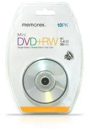Memorex 4x DVD+RW Media