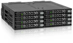 ICY DOCK ToughArmor MB998SP-B Drive Enclosure Internal, Matte Black