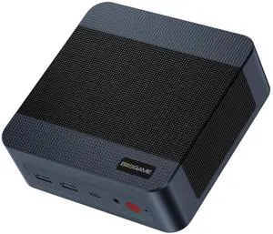 BOSGAME M3 Mini PC Intel Ultra 7 155H 32GB DDR5(Dual 16GB x2) 1TB NVMe M.2 2280 SSD, Intel Arc Graphics 2.25GHz, Thunderbolt 4 8K 60HZ, Dual 2.5GbE LAN, WiFi 6E, BT 5.2