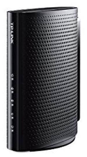 TP-Link TC-7610 DOCSIS 3.0 (8x4) Cable Modem. Max Download Speeds Up to 343Mbps. Certified for Comcast XFINITY, Spectrum, Cox, and more. Separate Router is Needed for Wi-Fi