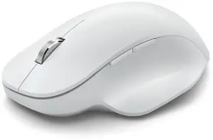 Microsoft Bluetooth Ergonomic Mouse - Glacier with comfortable thumb rest, up to 15months battery life. Works with Bluetooth enabled PCs/Laptops Windows/Mac/Chrome computers, 3.91" x 5.46" x 1.85"
