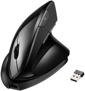 Adesso iMouse V30 Wireless Adjustable Vertical Ergonomic Mouse with Customizable Angles and DPI Switch - Advanced Optical Sensor Technology, Reduces Wrist Strain, 2.4GHz USB Receiver, TAA-Compliant