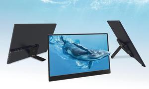 Gechic M161H 16.1" 1080P Portable Monitor - Rear Port Laptop/Macbook, HDMI USB-C, Frameless, VESA Mount, Tripod, Eyecare Gaming, Xbox/PS5/Switch, Vertical Stacked Dual Screens, Travel Monitor