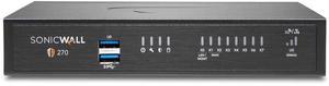 Sonicwall TZ270 Secure Upgrade Plus - 2YR Threat Edition (02-SSC-7309) | TZ270 Network Security Appliance with 2 Year Threat Protection Service Suite | Next-Generation Firewall