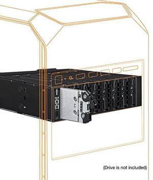 ICY DOCK 8 Bay M.2 NVMe SSD PCIe 4.0 Mobile Rack Enclosure for External 5.25" Drive Bay (8 x OCuLink SFF-8612) | ToughArmor MB873MP-B V2