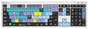 Logickeyboard 'Slimline' Designed for Editing in Blackmagic's Davinci Resolve on Windows PC * p/n LKB-RESC-AJPU-US