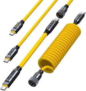 AOHI 240W 8 in 1 USB 4 Cable Set for Thunderbolt 4 Cable, The Future 240W PD3.1 USB C Fast Charging Cable Supports 40Gbps Data Transfer 8K HD Display for iPhone15 Pro Max MacBook Pro Air iPad Galaxy