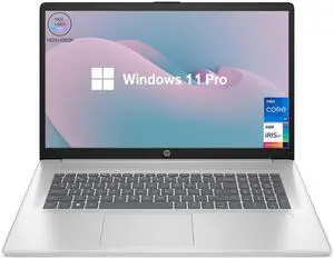 HP 17t Performance Business Laptop, 17.3" FHD, Intel Core i7-1355U, 16GB RAM, 1TB SSD, Fingerprint Reader, HDMI, SuperSpeed USB, Wi-Fi 6, Backlit Keyboard, Windows 11 Pro, Silver HP 17t Performance Business Laptop, 17.3" FHD, Intel Core i7-1355U, 16GB RAM, 1TB SSD, Fingerprint Reader, HDMI, SuperSpeed USB, Wi-Fi 6, Backlit Keyboard, Windows 11 Pro, Silver