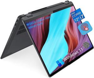 2023 Lenovo IdeaPad Flex 5 2-in-1 Laptop, 16" 2.5K WQXGA Touchscreen Display, Intel Core i7-1255U Processor, 16GB DDR4 RAM, 2TB SSD SSD, Intel Iris Xe Graphics, Webcam, Wi-Fi 6, Windows 11 Home