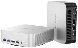 GEEKOM A8 Max AI Mini PC, AMD Ryzen 9 8945HS, 2.5Gbps Dual LAN Port Mini Gaming PC with 32GB DDR5 2TB M.2 2280 NVMe SSD, Mini PC Windows 11 Pro/Wi-Fi 6E/BT 5.2/USB4/8K