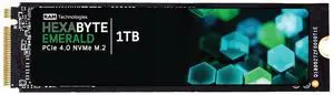 Ram Technologies Hexabyte Emerald 1TB PCIe NVMe Gen4x4 M.2 2280 Internal SSD - up to 7400 MB/s