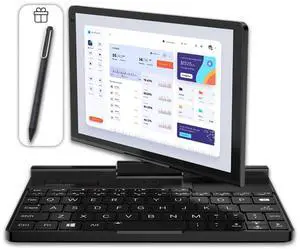 GPD Pocket 3 Mini Laptop with Included Stylus, Gold 7505 CPU, 16GB LPDDR4x RAM, 512GB NVMe SSD, 1920x1200p Touch Screen; Windows 11, Wi-Fi 6E, Bluetooth 5.3, Modular Handheld PC