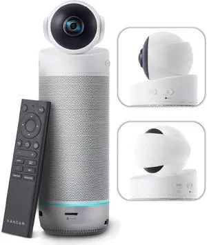 KanDao Meeting S - 180deg Standalone Video Conferencing Camera, Microphone & Speaker Video Audio 4-in-one Meeting Camera, AI Smart Framing & Tracking, Hybrid Meeting Room Conference System, Zooming