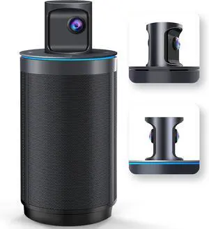KanDao Meeting 360 Video Conference Camera, 8K Captured 1080P 360 Degree Meeting Room Camera, 8*Mics, 20W Speaker, Smart Tracking Zooming