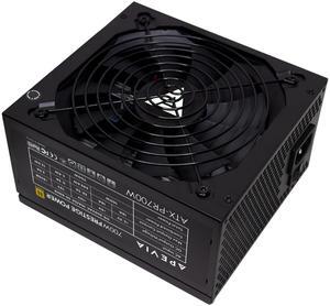 Apevia ATX-PR700W Prestige 700W 80+ Gold Certified, ATX Active PFC, DC to DC Converter Design 135mm Silent Fan, RoHS Compliance, ATX Gaming Power Supply