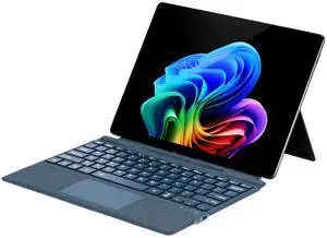 mobee Type Cover for Microsoft Surface Pro 11 / Pro 10 / Pro 9 / Pro 8 / Pro X, 13 inch, Bluetooth Keyboard with Multi-Touch Trackpad Mouse, 7-Color Backlit, Ultra Slim & Pen Holder (Blue)