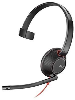 Plantronics Blackwire C5210 Headset - Mono - USB Type C - Wired - 20 Hz - 20 kHz - Over-The-Head - Monaural - Supra-Aural - Noise Cancelling Microphone