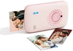 HPRT CP2100 Portable Photo Printer for iPhone & Android, 2 * 3 Instant Color Mini Printer, Bluetooth 5.0, Type-C Charging, Dye-Sublimation Tech, Initial 10 Sheets Included