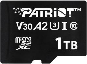 Patriot Memory VX Series 1TB Micro SDXC V30 A2 UHS-I U3 4K UHD Memory Card - PSF1TBVX32MCX