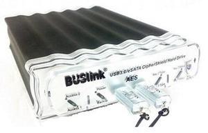 BUSlink CSX-20TSU3KKB 20TB HDD 2FA Bilateral Dual Keys 512-bit AES USB 3.2 Gen 1 (3.0) /eSATA CipherShield FIPS 140-2 HIPAA Hardware Encrypted External Drive