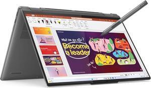 Lenovo Yoga 2-in-1 Laptop with Intel Core Ultra 5 125U Processor, 14" WUXGA IPS, Glass Touch Display, 16GB RAM, 1TB SSD, Digital Pen, Integrated Graphics, FP Reader, FHD/IR Hybrid Cam, and Win 11 Home