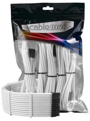 CableMod Pro ModFlex Sleeved 12V-2x6 12VHPWR StealthSense Cable Extension Kit (White, 16-pin to Triple 8-pin)