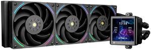 Thermalright Frozen Vision 360 ARGB Black V2 AIO CPU Liquid Cooler 480x480 Pixel LCD Square Screen for 2.88 inch,High Performance Pump with 3000RPM Speed,Compatible with AM4/AM5,Intel 1851/1700