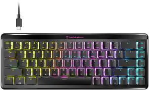Turtle Beach Vulcan II Mini Air 65% Wireless Optical Mechanical Gaming Keyboard, Bluetooth, Customizable RGB Lighting, Detachable Cable, Smart Keys, On-Board Profiles, 200M Keystroke Life - Black