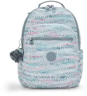 Kipling Women's Seoul Prt 15" Laptop Backpack, Durable, Roomy with Padded Shoulder Straps, Built-In Protective Sleeve
