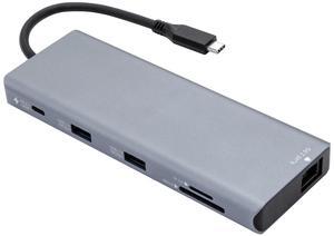 10-in-1 USB C Docking Station, 140W PD3.1, 8K HDMI 2.1, DP1.4, 2.5G Ethernet, USB 3.2 10Gbps, SD/TF, Audio Jack, Dual 4K@60Hz Display Hub for MacBook, Windows, Steam Deck, Switch (UC-U4)