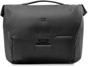 Peak Design Everyday Messenger V3 13L Black, Travel or Photo Carry with Laptop Sleeve (BEDM-13-BK-3)