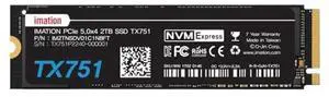 Imation 2TB NVMe M.2 PCIe Gen5 2280 Internal Solid State Drive TX751, Up to 10,300MB/s, Compatible with Laptop and PC Desktops