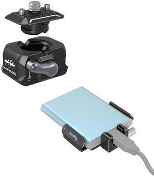 SMALLRIG Bundle SSD Mount Bracket SSD Holder Hawklock Quick Release Plate