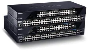 D-Link 52-Port Gigabit Ethernet Switch Next-Gen Layer 3 Stackable Smart-Managed, 48x Ports, 2X 10GBase-T, 2X 10G SFP+ Ports (DGS-1520-52)