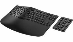 HP 965 Keyboard - Wireless Connectivity - Bluetooth - 33 ft - USB Type A Interface - Dictation, Language Switch Hot Key(s) - Windows 10, Windows 11, Mac OS, ChromeOS - English (US) - Notebook - PC, Ma