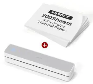 HPRT Portable Printer Wireless& 200 Sheets Thermal Paper