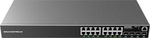Grandstream GWN7802P | 16-Port Gigabit Ethernet Layer 2+ Managed PoE Switch