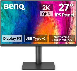 BenQ PD2706QN 27" 2K QHD (2560x1440) Monitor for Designers, IPS, 95% P3, 100% sRGB/Rec.709, 90W USB-C, 100Hz, Software Calibration, Daisy Chain(MST), Anti-Glare Nano Matte Panel, Height Adjustable